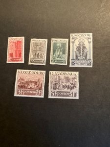 Stamp Luxembourg Scott #B86-91 never hinged