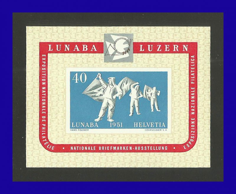 1951 - Suiza - Scott B 206 - Expo filatelica - LUNABA - MNH - SU- 33 - 01