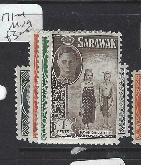 SARAWAK  (P2704B)  KGVI 1C-4C  SG 171-4   MOG