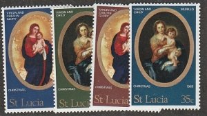 ST LUCIA #237-40 MINT HINGED COMPLETE