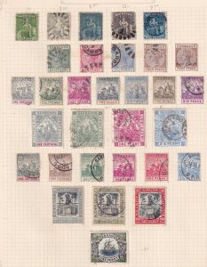 BARBADOS COLLECTION ON PAGES VF-MLH & USED VARIOUS SETS CAT VALUE $371