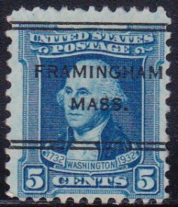 Precancel - DLE - Framingham, MA PSS 247 - Bi-Cent Issue