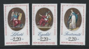 France  mnh Scott Cat # 2143-2145