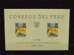 15178   PERU   MNH # C164a      Souvenir Sheet          CV$ 15.00