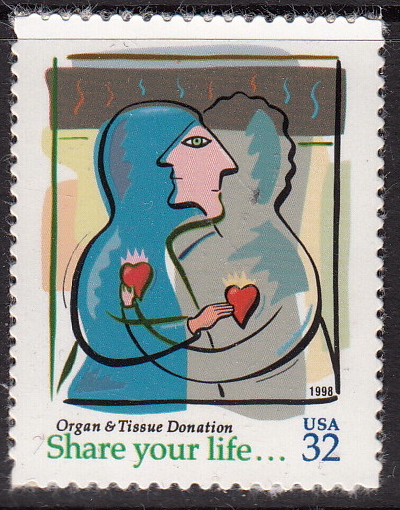 United States #3227, Organ Donation, MNH, Please see the description.