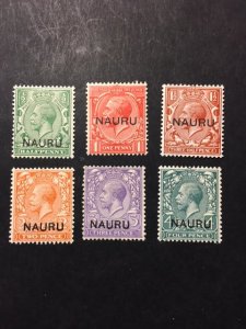 Nauru sc 1,2c,3a,4,7,8 MHR