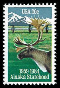 PCBstamps   US #2066 20c Alaska Statehood, MNH, (33)