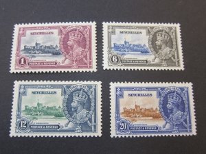 Seychelles 1935 Sc 118-21 set MH