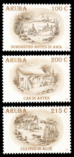 Aruba 2008 Scott #338-340 Mint Never Hinged