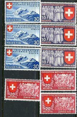 Switzerland #247-55 Mint Accepting Best Offer