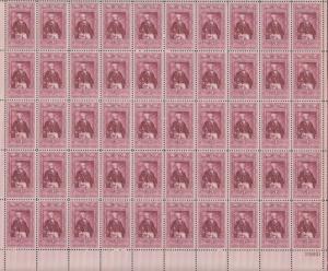 US #1097   Lafayette  Full sheet of 50  MNH