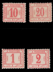 MOMEN: EGYPT SC #J6-J9 1886 POSTAGE DUES MINT OG H LOT #67672*