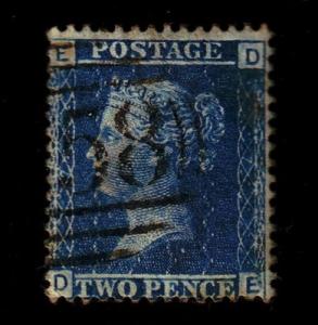 Great Britain  Scott #29 (Plate 7) Used