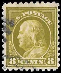 US SC 431 - Franklin - Used - 1914
