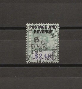BRITISH GUIANA 1905 SG 251 USED CERT