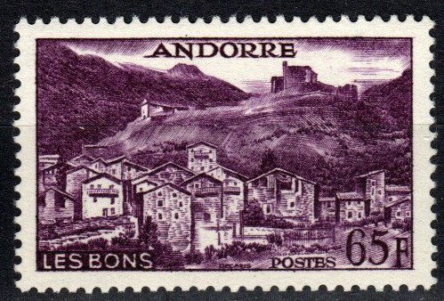 Andorra (Fr) #140  MNH CV $12.00  (X2533)