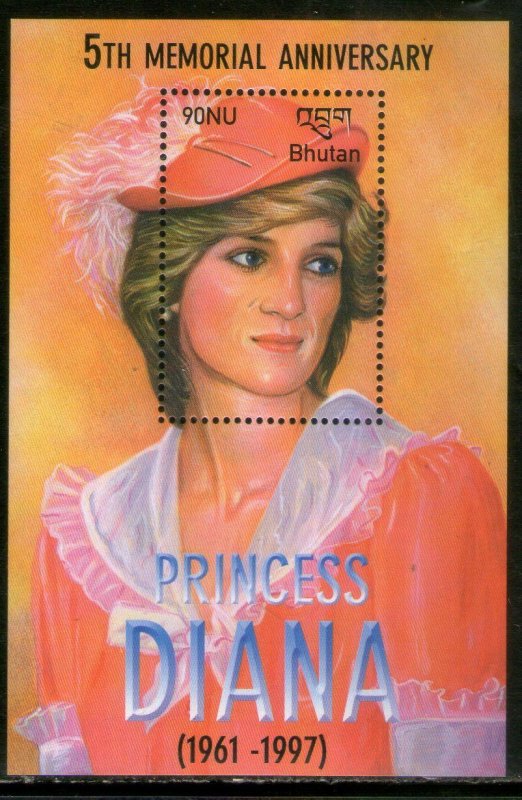 Bhutan 2003 Princess Lady Diana Sc M/s MNH # 767