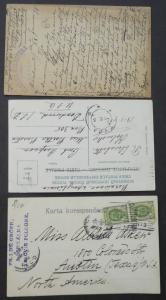 EDW1949SELL : RUSSIA Collection of 11 covers or Post Cards.