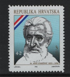 Croatia   #B101  MNH  1992  Starcevic 4d