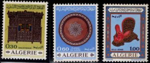 ALGERIA Scott 421-423 MNH** 1969 Handicraft  stamp set