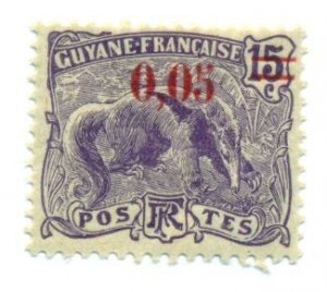 French Guiana 1922 #97 MH SCV(2022)=$0.65