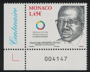 Monaco Leopold Sedar Senghor Corner 2006 MNH SG#2747 MI#2791