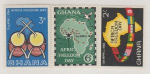 Ghana Scott #92-93-94 Stamp - Mint NH Set