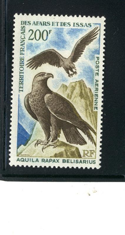 AFARS & ISSAS 1967  FAUNA  #310-314 & #C52 MNH C.V. $91.25