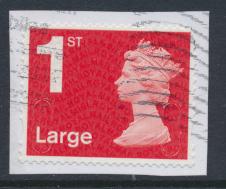 GB - 1st Large Vermillion Security Machin Used  - Source Code B - Date Code 1...