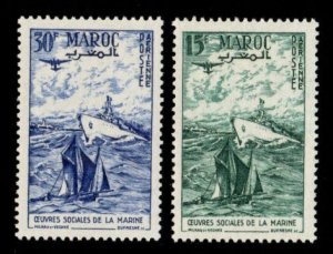 French Morocco #C51-C52 MLH