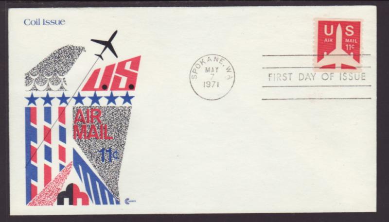 US C82 Jet 1971 Cover Craft U/A FDC