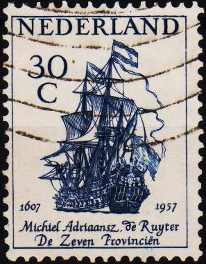 Netherlands. 1957 30c. S.G.849 Fine Used