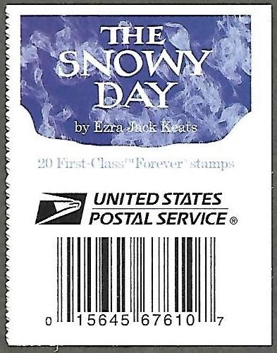 United States #5246a The Snowy Day MNH block of 4