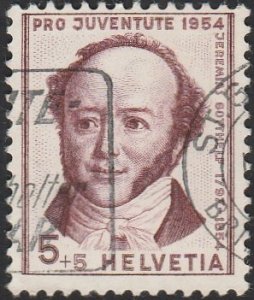 Switzerland #B237 1954 5+5c Jeremias Gothelf USED-Fine-HM.