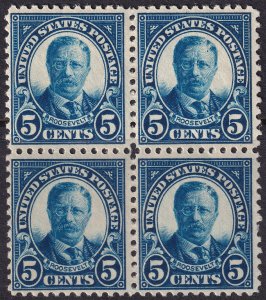 #557 Mint NH, F-VF, Block of 4 (CV $150+) (CV $35 - ID30536) - Joseph Luft