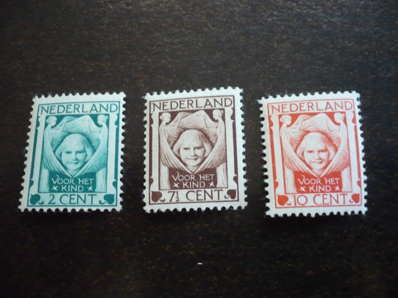 Stamps - Netherlands - Scott# B6-B8 - Mint Never Hinged Set of 3 Stamps