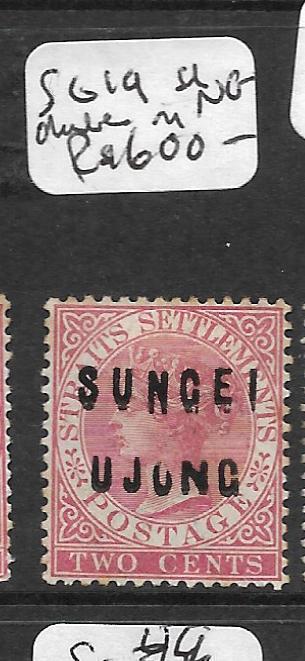 MALAYA SUNGEI UJONG (P0109B) QV 2C  SG 19 SL DOUBLING   MOG