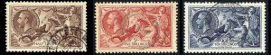 British Commonwealth - Great Britain #222-224 (SG 450-452) Cat£190, 1934 Geo...