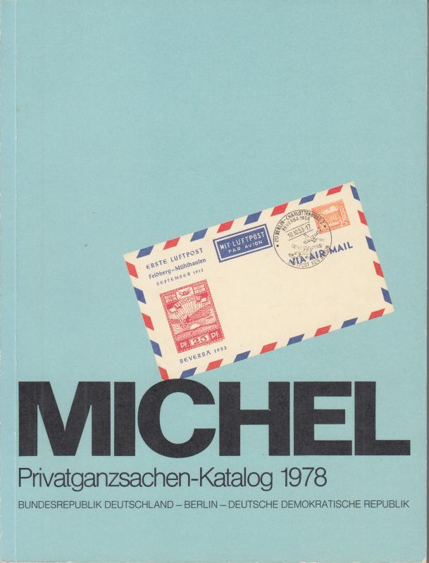 Michel 1978 Privatganzsachen Katalog, Germany & Berlin Private Postal Stationery