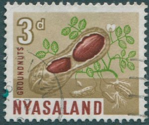 Nyasaland 1964 SG202 3d Groundnuts FU