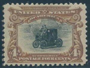 US Scott #296 Mint, VF/XF, H