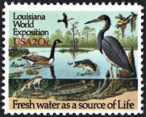 SC#2086 20¢ Louisiana World Expo Single (1984) MNH