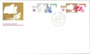 Canada 1975 FDC - Canada Post Office - Ottawa - 1$/2$ Stamp -  F78922