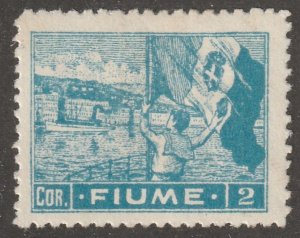 Fiume, stamp, Scott#40,  mint, hinged,  2, cor.