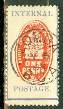 British Central Africa 59d used CV $115