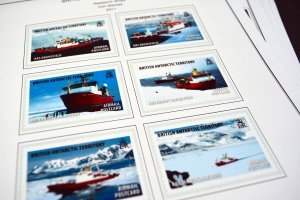 COLOR PRINTED BRITISH ANTARCTIC 2011-2020 STAMP ALBUM PAGES (33 illustr. pages)