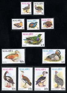 Malawi Stamps # 233-45 MNH XF Scott Value $70.00