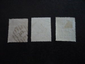 Stamps - India Indore - Scott# O1-O3 - Used Part Set of 3 Stamps