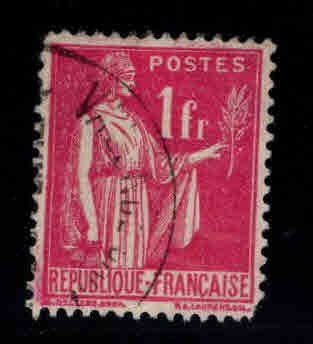 FRANCE Scott 278 Used Peace with Olive branch stamp