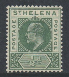 Saint Helena Scott 48 - SG53, 1902 Edward VII 1/2d MH*